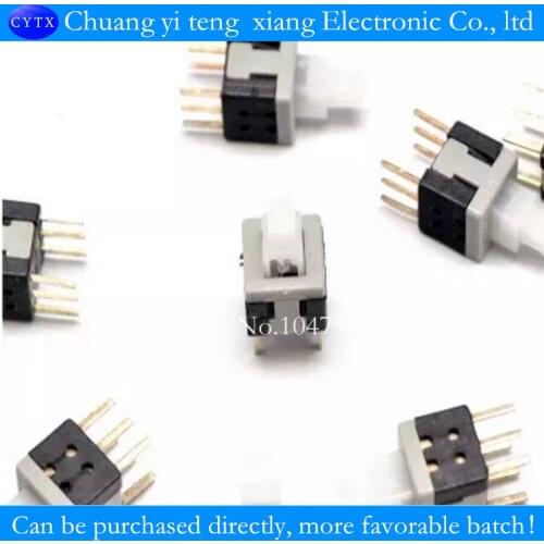 5pcs/lot 6X6 6 feet touch switch switch button switch with lock