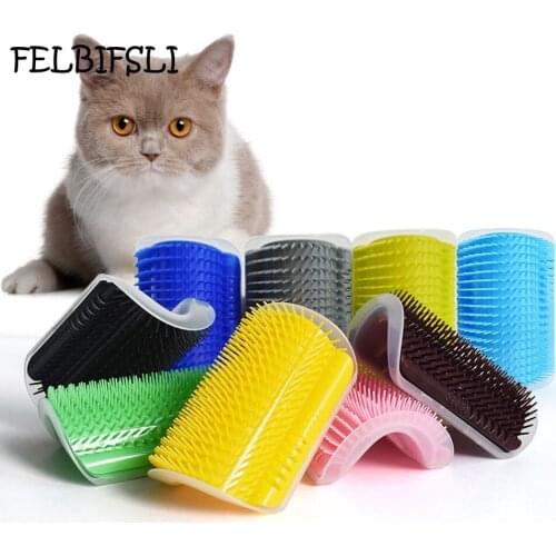 9pcs Pet Cat Self Groomer For Cat Grooming Tool Hair Removal Comb Dogs Cat Brush Hair Shedding Trimming Massage Device