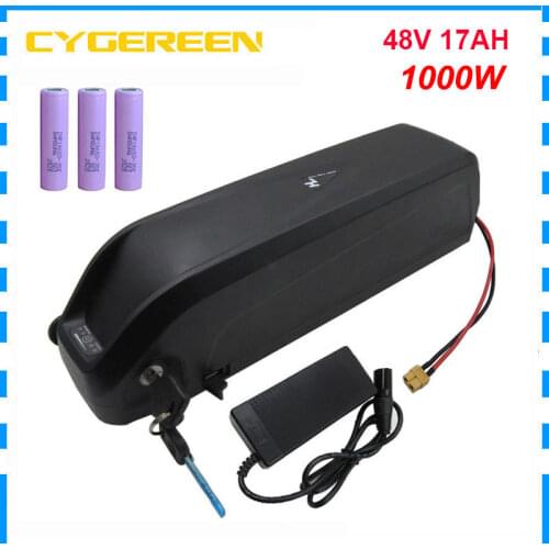 Down tube Hailong 48V 14Ah Ebike Battery 1000W 48V 17AH lithium battery Pack with 30A BMS USB Port Use For Samsung 35E cells