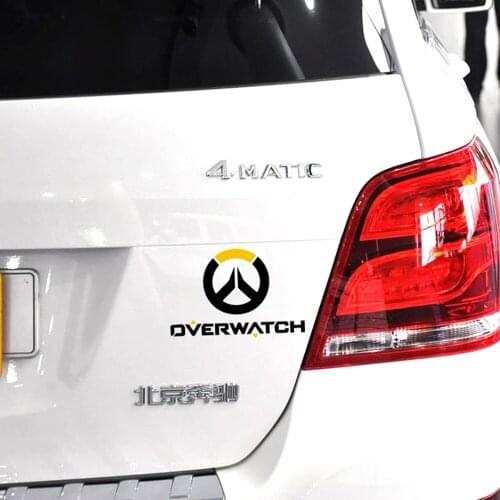 Car-styling Over Watch Car Sticker and Decal for Volkswagen Skoda Polo Golf Peugeot Opel Renault Bmw Audi Tiguan Kia Mazda