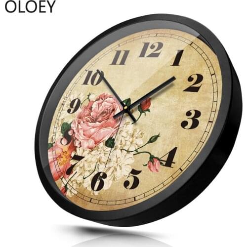 Large European Wall Clock Vintage Watch Home Living Room Retro Silent Clocks Wall Clocks Home Decor Industrial Kitchen Clock New