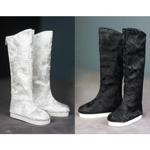 D01-P500 children handmade toy 1/3 uncle Doll Accessories BJD/SD doll Damask Costume shoes Moire Dragon Boots 1pair
