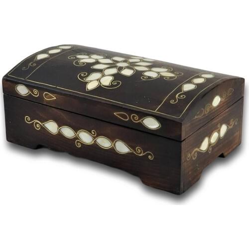Morya Wooden Pearl Embroidered Jewelry Jewelry Box