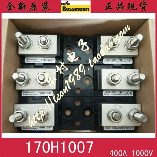 [SA]United States BUSSMANN fuse holder 170H1007 400A 1000V 200ka RMS SYM
