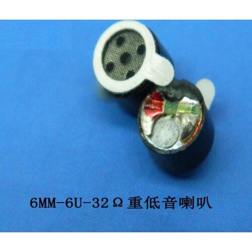 6MM speaker unit 32ohms 10pcs 10pcs