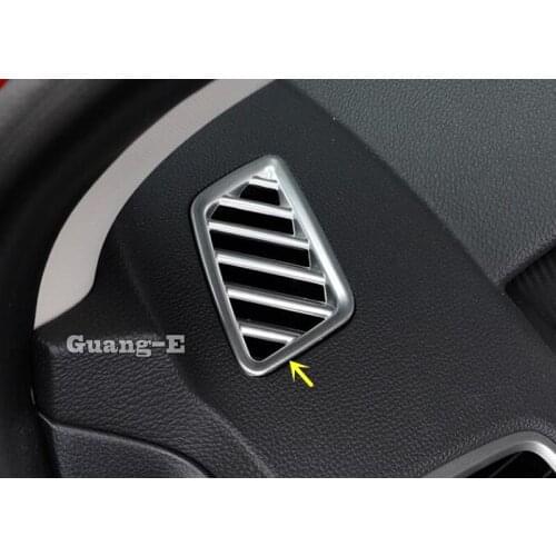 For Mitsubishi Eclipse Cross 2017 2018 2019 2020 Car Air Conditioning Outlet Vent ABS Matte Styling Garnish Cover Frame Trim