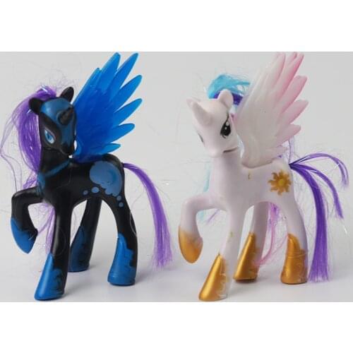 Hasbro Anime Toy Model Doll My Little Pony Rarity Action Figure Children Cartoon Decoration Doll PVC Material Children Toy Gift