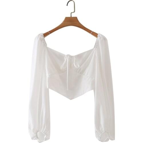 JC·KILIG 2021 Vintage French Top And Shirt TB21041