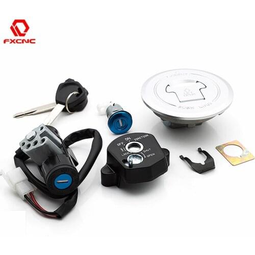 Motorcycle Ignition Switch Fuel Gas Cap Seat Lock Key Set For Honda CBR125 CBR125R CBR150R CBR 125 RT RS Ignitions Accessories