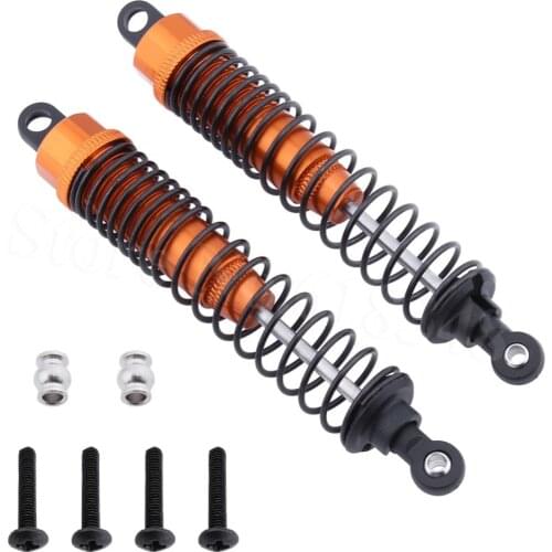 2pcs Aluminum Oil Filled Shocks Absorber Assembly For HPI 1/10 Bullet ST 3.0 MT WR8 NITRO FLUX RTR Kit Option Upgrade Parts