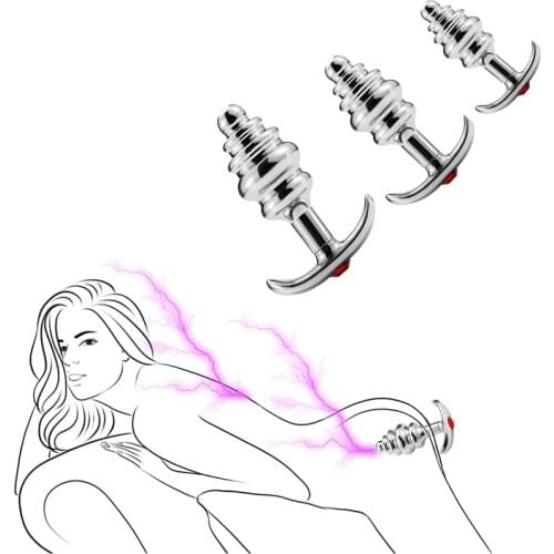 Metal Butt Plug Stainless Steel Anal Plug Large Size Metal Anal Beads Dildo Vaginal G Spot SM Insert Sex Toy For Men Ass Dilator