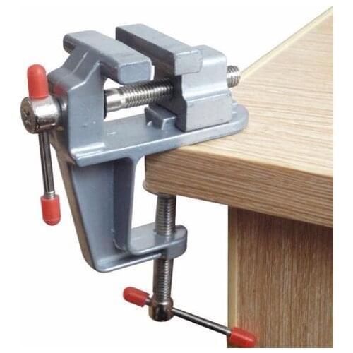 Mini Table Bench Vise Small Work Crafts Arts Detailing Workbench Jewelry Making Hobbies Finishing Modeling Round Objects Tool