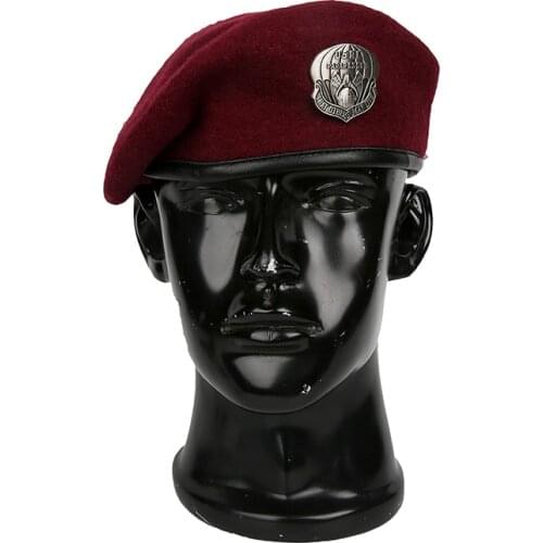 New US Air force rescue team Group Red Wool Maroon Berets New USAF PJ airborne troops Military Hat Cap