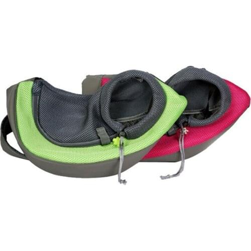 Pet Puppy Carrier L/M Outdoor Travel Dog Shoulder Bag Mesh Oxford Single Comfort Sling Handbag Tote Pouch