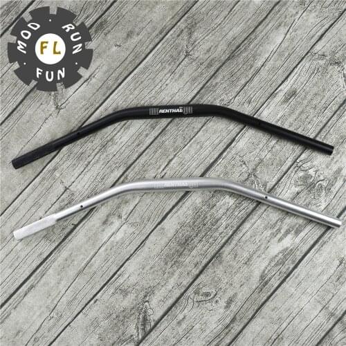 Handlebars Renthal Motorcycle 28mm CNC Aluminum Alloy Handle Bar 1-1/8'' for Royal Enfield Cafe Racer Retro Motorbike 680mm Flat