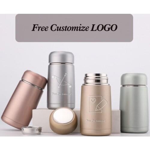 Stainless Steel Engraving Thermo Cup Travel Coffee Mug Car Water Bottle Vacuum Flasks Advertising Propaganda Gifts Custom Cups