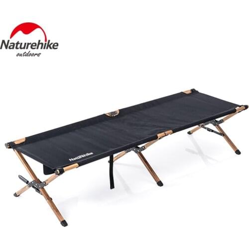 Naturehike Outdoor Folding Sleeping Bed Compact Aluminum Alloy Camping Cot Max Bearing 150kg Nature Hike NH19X003-C