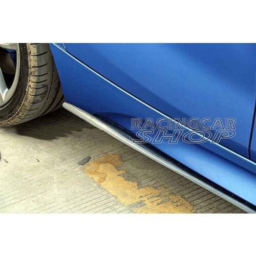 Performance Real Carbon Fiber Side Skirt Extensions 1pair FOR BMW F20 1-Series M135 4door 2012UP B199