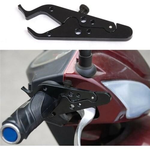 Universal Motorcycle Aluminum Lock Scooter Handlebar Safety Lock Brake Throttle Grip Anti Theft Protection Security Locks