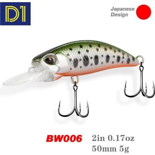 D1 SPEARHEAD RYUKI 50S TAKUMI Sinking Minnow Wobblers for Fishing 50mm 5g Artificial Bait Fishing Tackle 2020 for Trout Pike