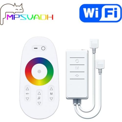 WIFI Touch Controller RGB 12V Compatible With TUYA Alexa For TV Bedroom Background Decoration RGB LED Strip Lights Decoration