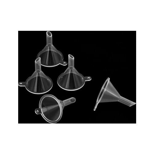 100pcs/set Mini PP Bar Wine Flask Funnel for Filling Hip Flask Narrow-Mouth Bottles Small Mouth Funnels