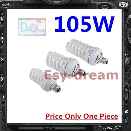 105W 5500K E27 Daylight Bulb Lamp Godox Oubao Jinbei Nice Photo Studio Flash Strobe Light PS060