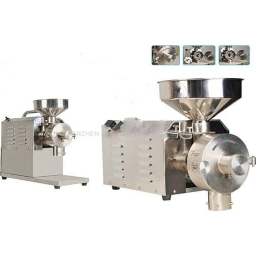 220V commercial flour mill medicine pulverizer cereal grain grinding machine steel bean wheat rice sesame grinder