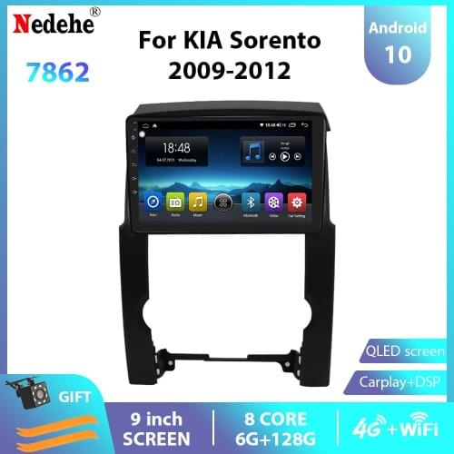 8 Core Android 10 Car Radio Multimedia Player For KIA Sorento 2009 -2012 Autoradio GPS Navigation Head Unit Stereo