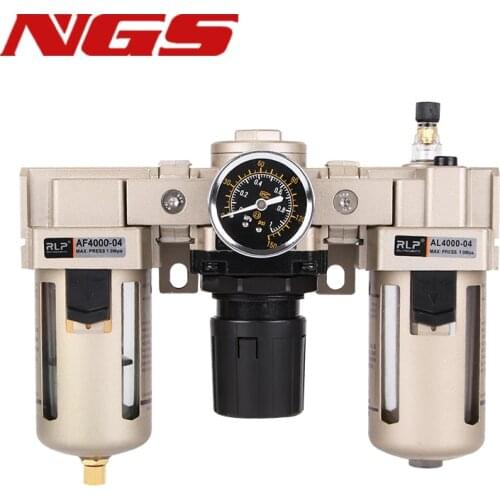 AC2000-02 AC3000-02 AC3000-03 AC4000-04 AC4000-06 AC5000-06 AC5000-10 Auto Drain Air Filter Regulator Lubricator