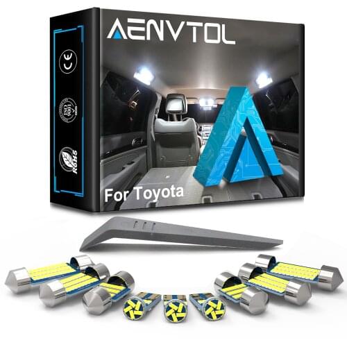 LASFIS Canbus For Toyota Land Cruiser LC 70 80 100 200 Prado J 90 120 150 FJ Car LED Interior Map Dome Trunk Light Kit Auto Lamp