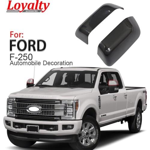 Loyalty for Ford F-250 F-350 F-450 F-550 Super Duty 2017 2018 2019 Rearview Half Mirror Cover Trim Car Styling Auto Accessories
