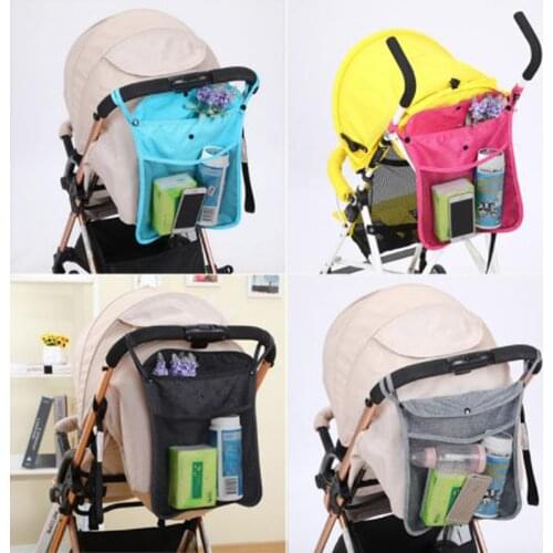 Baby Stroller Pram Pushchair Hanging Bag Organizer Diaper Storage Tidy Net Accessories Home Item Linen Cloth