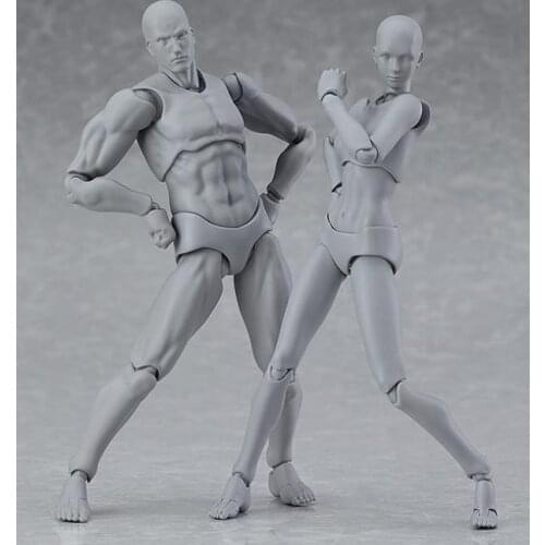 1 Set Drawing Figures For Artists Action Figure Model Human Mannequin Man and Woman Set Action Toy Figure Anime Figure Figurine