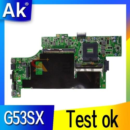 G53SX 4 Memory slot mainboard For ASUS G53SW G53S VX7 VX7S G53SX Laptop motherboard MAIN BOARD