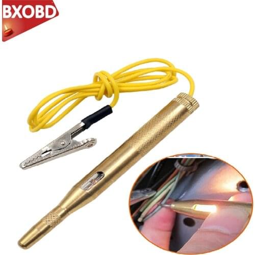 Car Circuit Tester Pen 6V 12V 24V Auto Circuit Voltate Test Tool Probe DC 6V-24V Automobiles Motorcycles Trucks Boats Work
