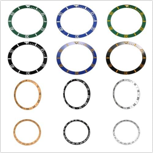 38/42/46mm Ceramic Bezel Insert For 40mm Mens Watch Watches Replace Accessories Watch Face Watch Bezel Inserts Different Models