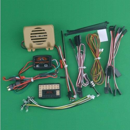 HG P801 P802 1/12 8X8 RC High-imitatlon US military truck spare parts Lamp set suit Voice pack WE7021 WE8021