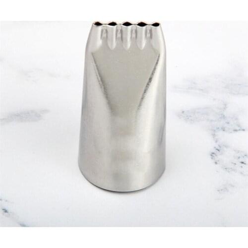 5 Holes Cream Pastry Lines Fondant Drawing Icing Piping Cake Decorating Baking Tools Cake Nozzles Pastry Icing Flower Tips