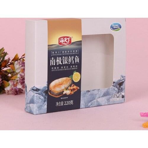 Kraft paper cake box with window,Wholesale custom paper cardboard E cigarette box packaging ---DH10674