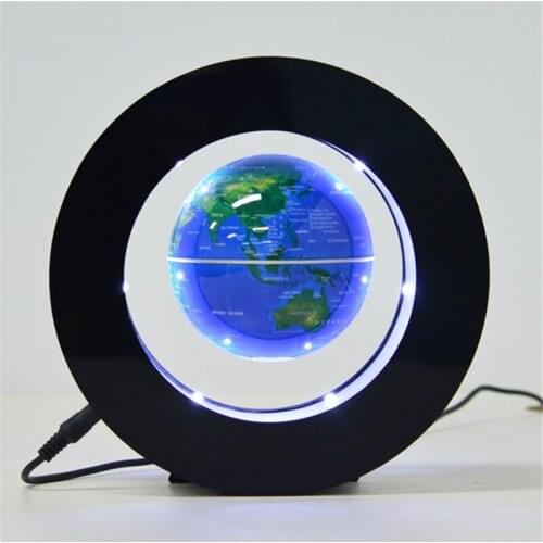 Magnetic Levitation Globe Floating World Map decoative Ball Lamp Cool Lighting Office Home Decoration Terrestrial Globe lamp
