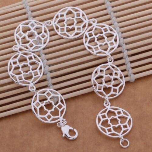 Wholesale High quality silver plated Fashion jewelry Bangles WB-084