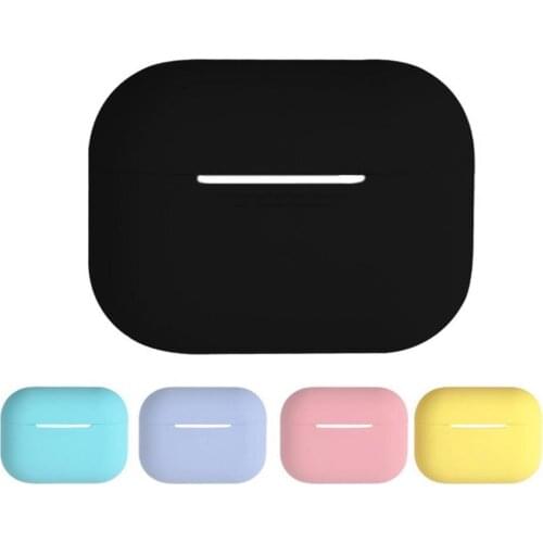 Anti-falling Wear-resistant Solid Color Earphone Storage Pouch for AirPods Pro