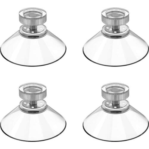 Transparent Sucker Suction Cups Vacuum Suckers Hooks Hanger For Window Kitchen Bathroo Decoration M4 Thread 40mm Sucker