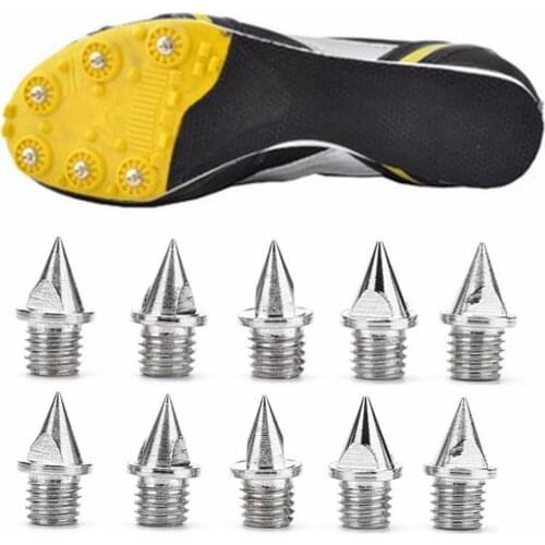 Drop shipping 30PCS Durable Silver Athletic Replacement Tree Spikes Shoes Short 7mm Track Running Steel Xmas G4W3