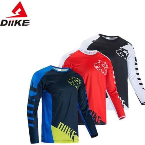 Motorcycle mountain bike team downhill jersey MTB Offroad DH MX bicycle locomotive shirt cros