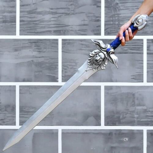 Craft 1: 1 103cm The Stormwind King Llane Wrynn US Lion sword sword model PU material