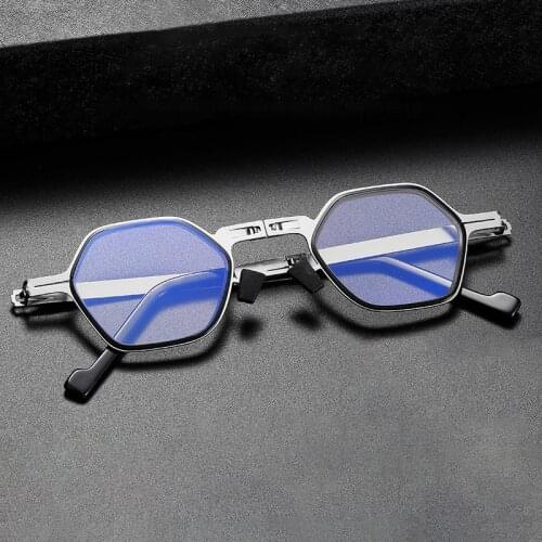Folding Reading Glasses Women Men Foldable Blue Light Blocking Reading Glasses Reader Hyperopia Presbyopic Glasses Diopter 2.5