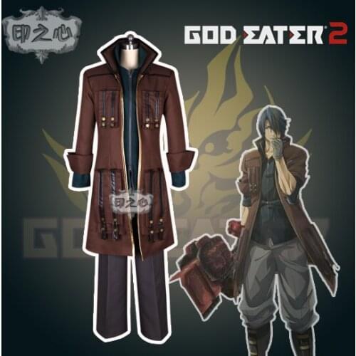 [STOCK] 2018 Anime GOD EATER2 Amemiya Battle Uniform Cosplay Costume Full Set Unisex For Halloween Free Shipping New