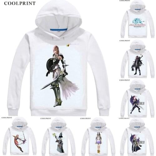 Final Fantasy Anime Hoodies Men Hip Hop Hoodie Final Fantasy XIV XII FF14 Cosplay Motivs Anime Sweatshirts Men